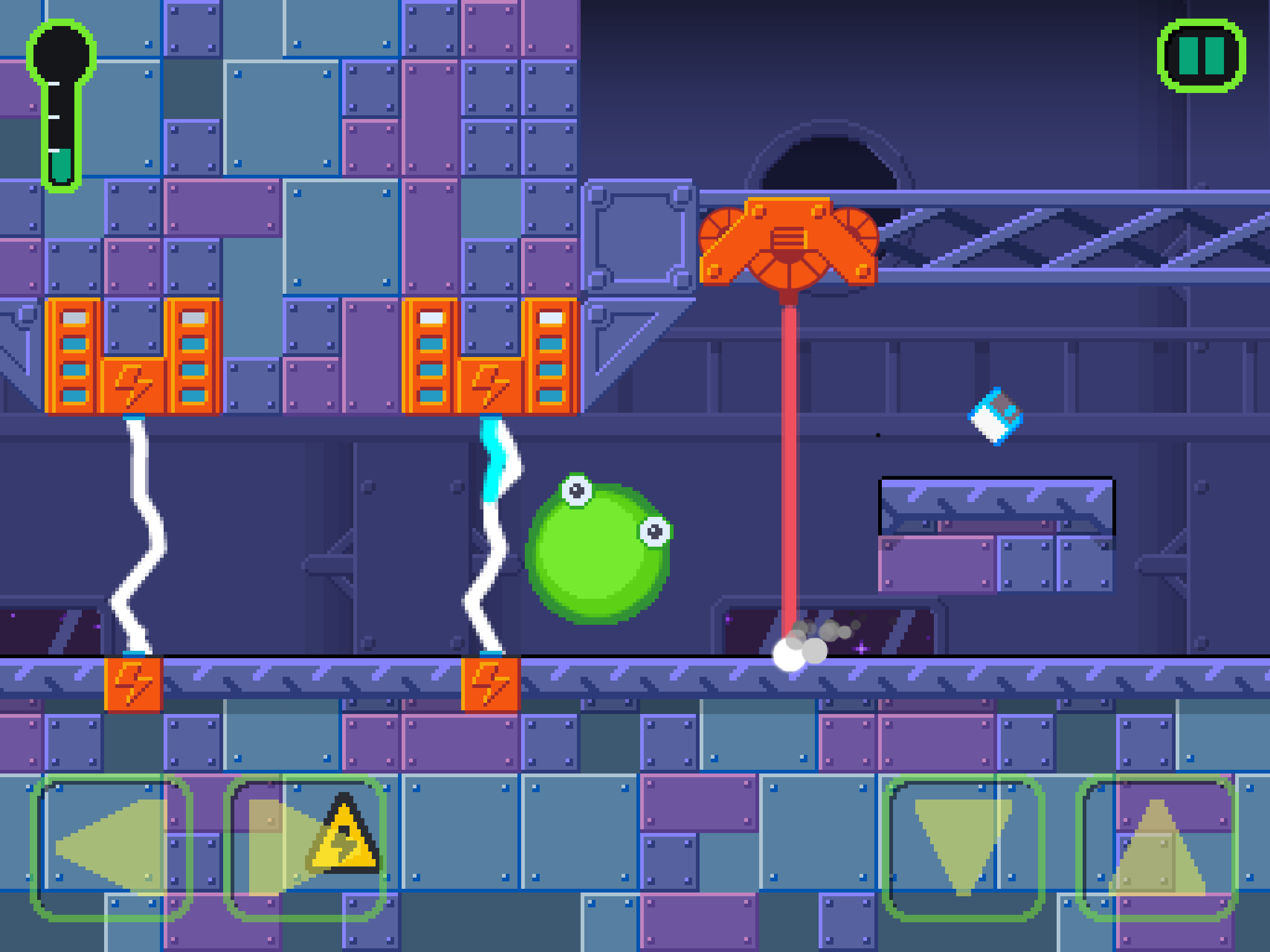 Slime Labs oyunundan esinlenen bir iletişim formu görseli